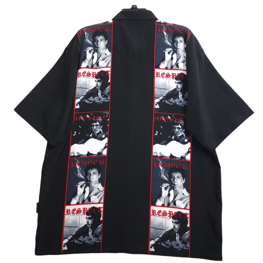 Scarface Universal Studios Vintage Button Down Sh… - image 3